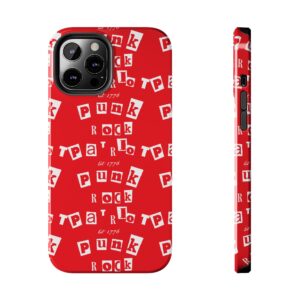 “Punk Rock Patriot Badge Of Honor” Tough Phone Cases